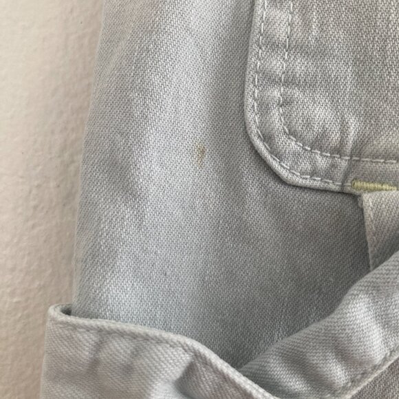 Madewell Carpenter Jeans Cropped Light Blue High Rise 90s Baggy Casual Size 29 - Picture 9 of 9